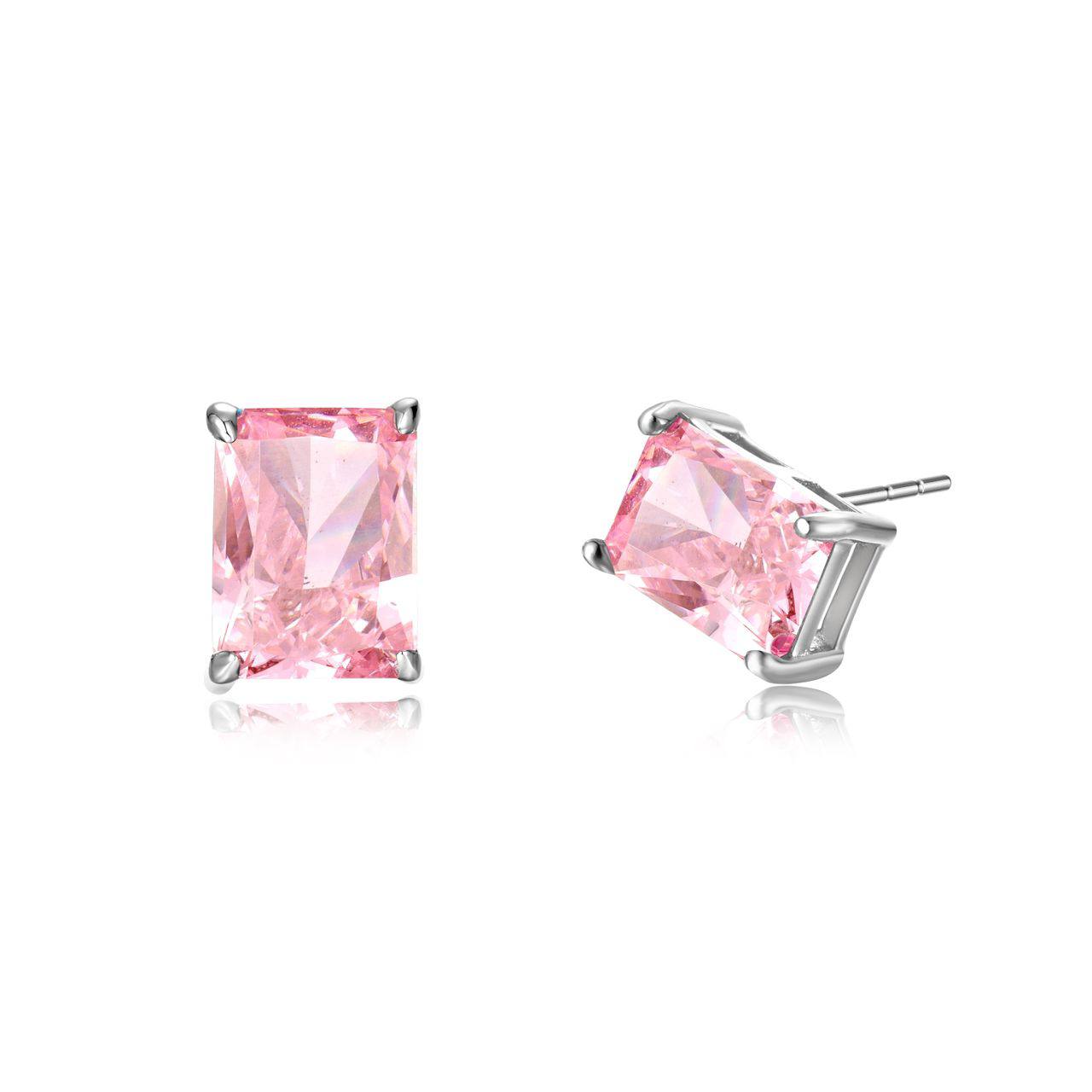 Earstuds Princess Pink CZ