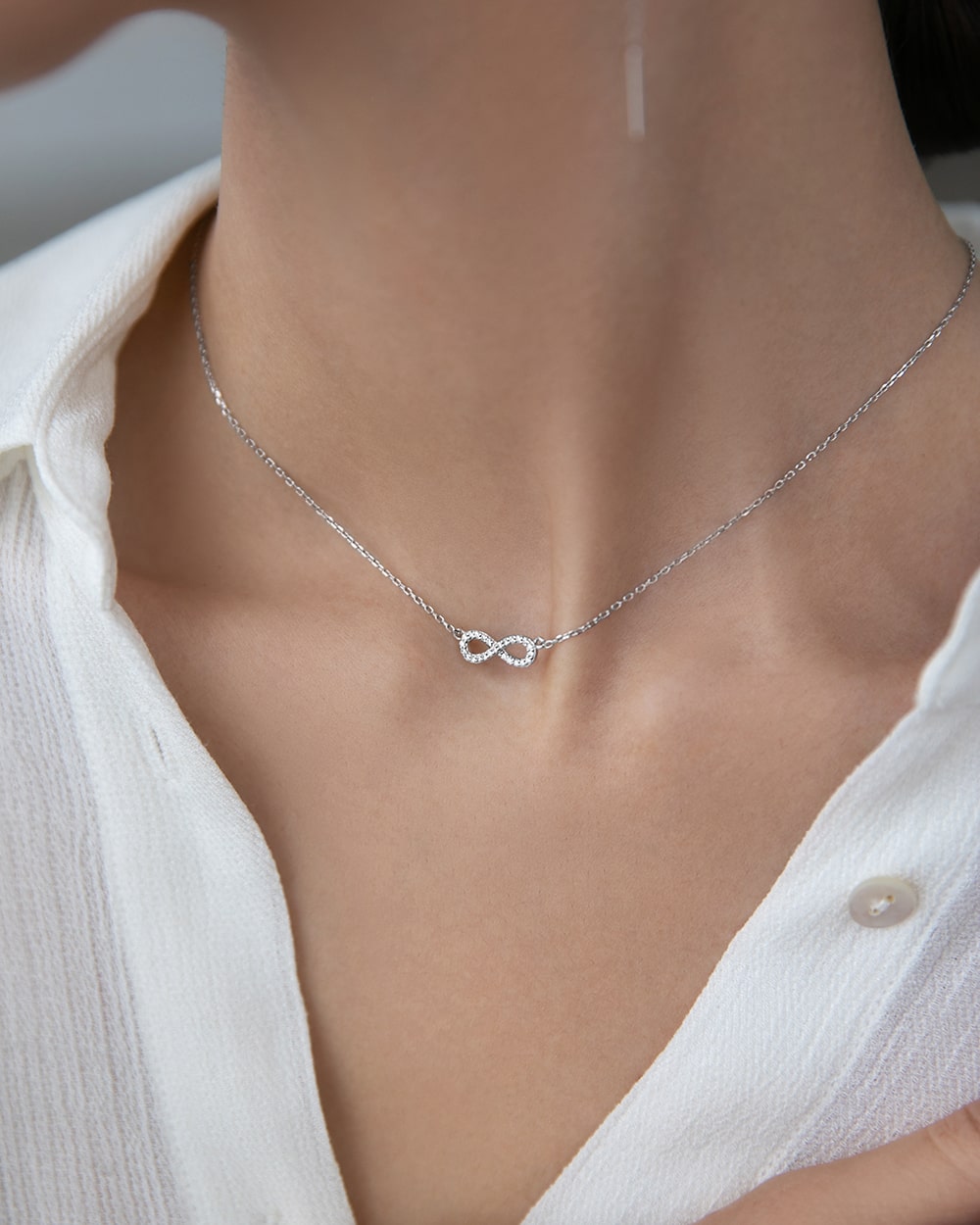 Necklace Infinity 40 cm