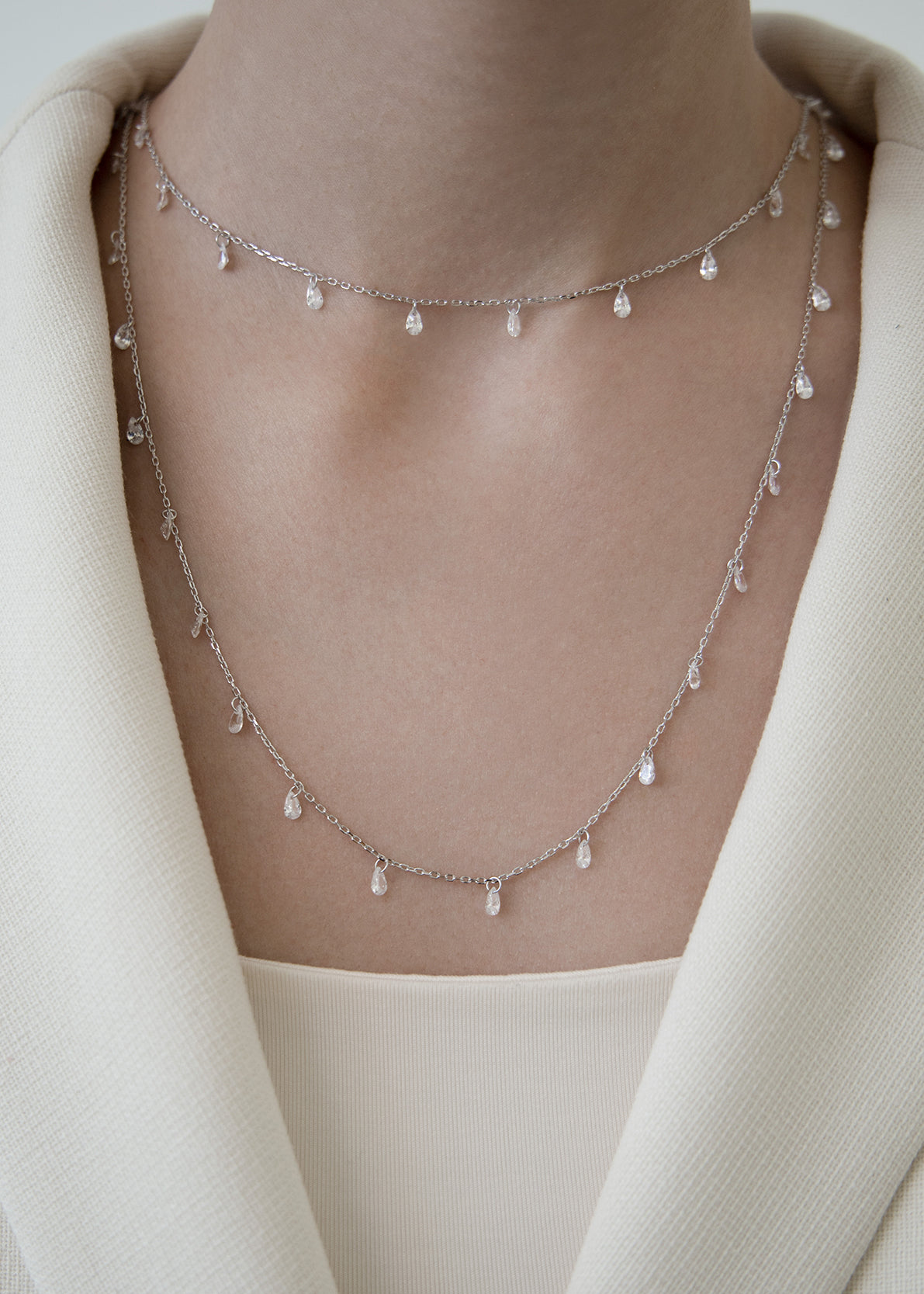 Triple Rain Necklace