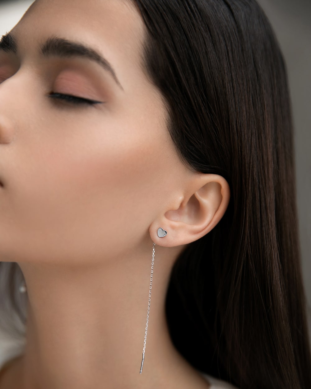 Broach-earrings Heart