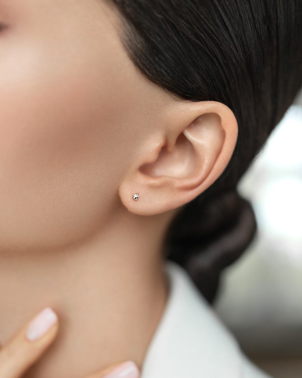 Earrings spheres 2.5 mm