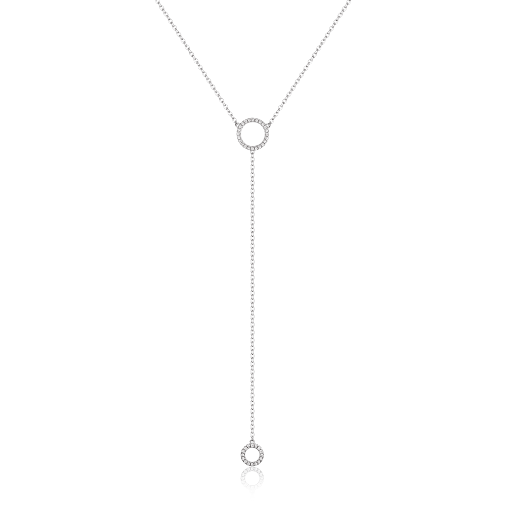 Necklace-tie with circles