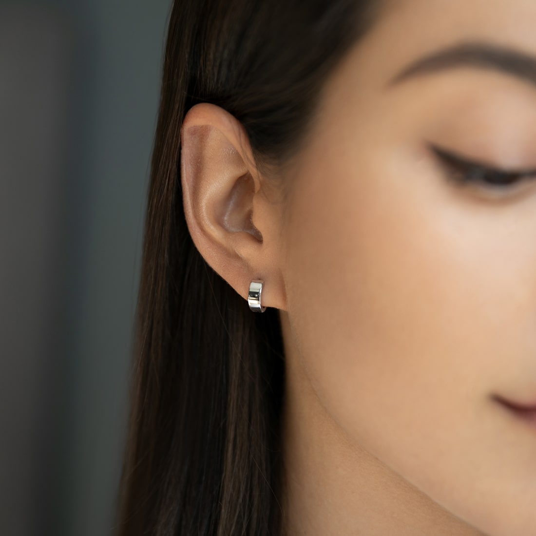 Thickened huggies-earrings 11 mm