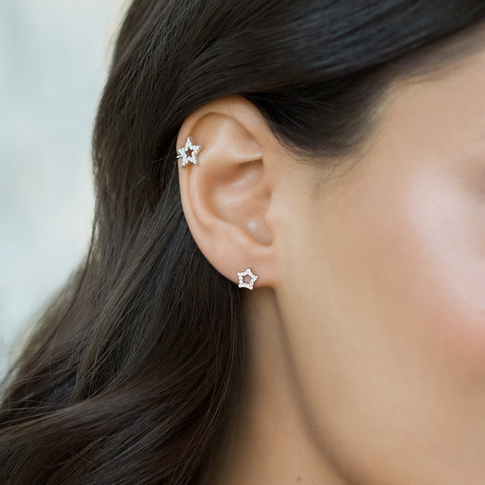 Stud Earrings Stars
