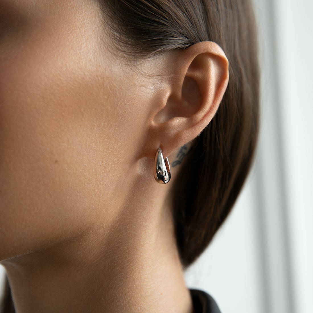 Streamlined earrings