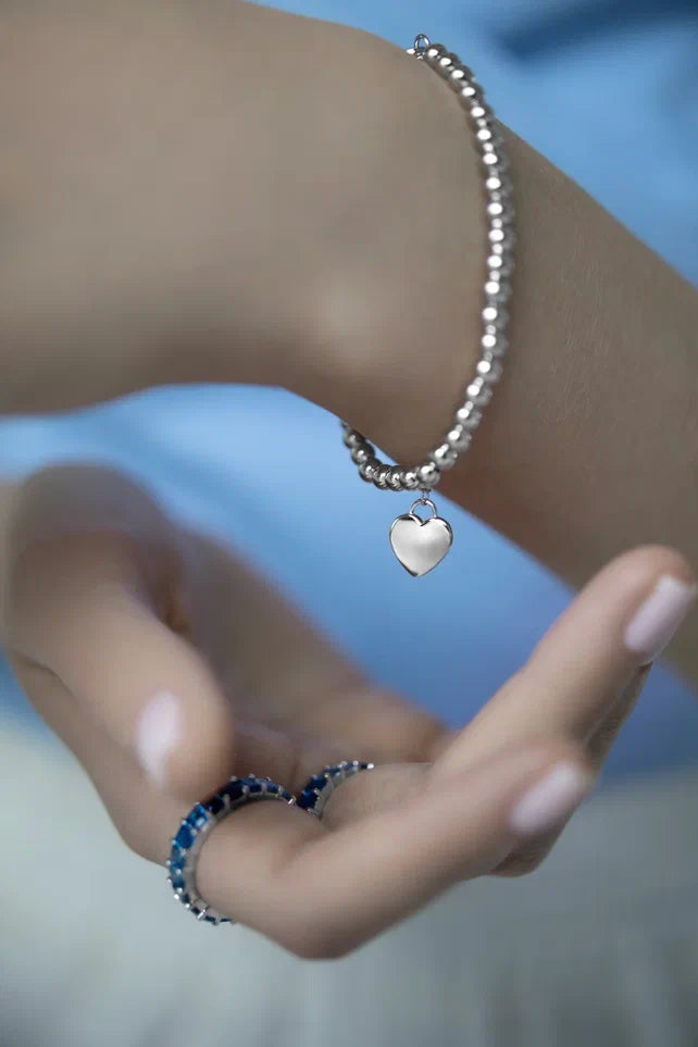 Heart balloon bracelet