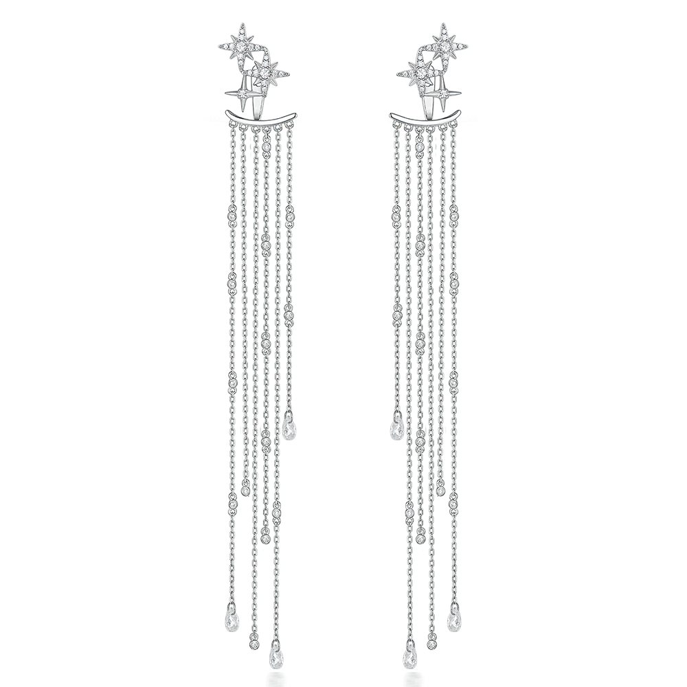 Long Jacket Earrings Polar Star