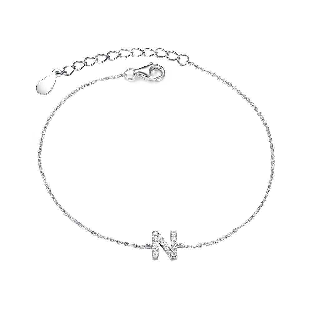 Bracelet with letter N