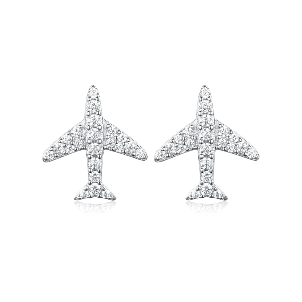Earrings Plane with stones
