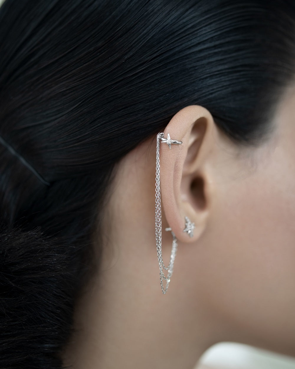 Earrings: Polar Star Ear Cuff