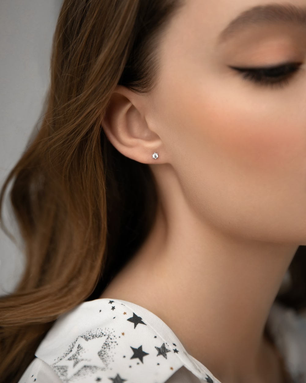 Piercing with cubic zirconia