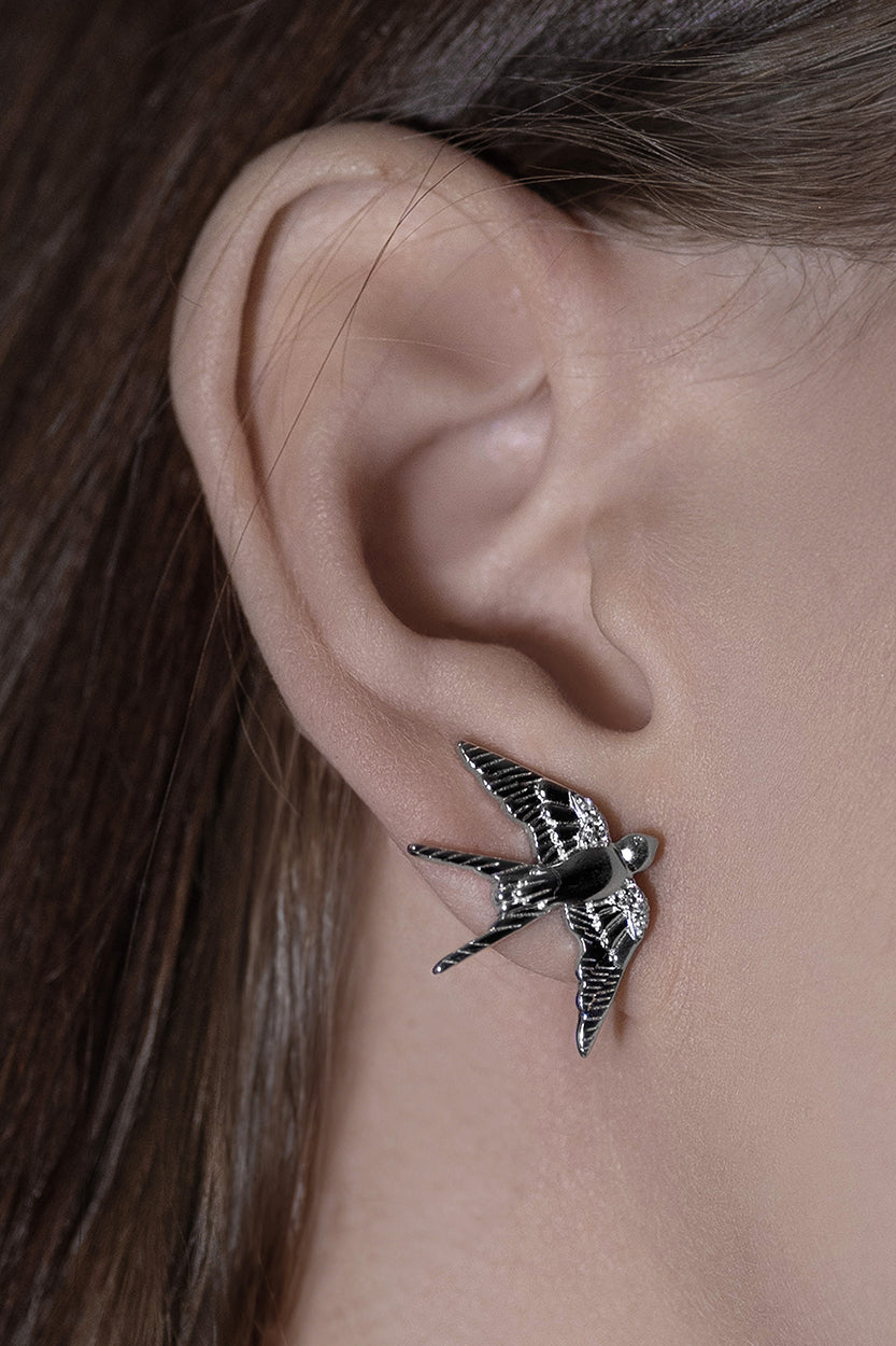 Swallows Stud Earrings