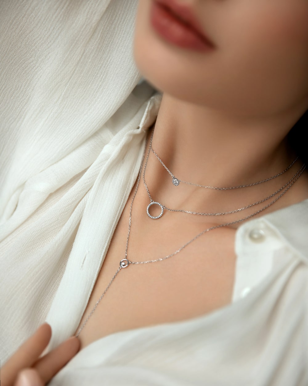 Necklace Dot 35 cm