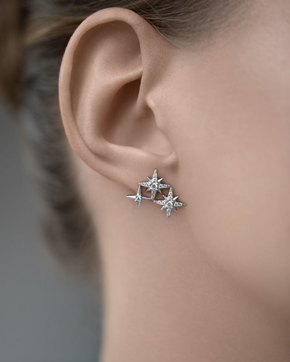 Earrings: Polar Star Jacket Earrings