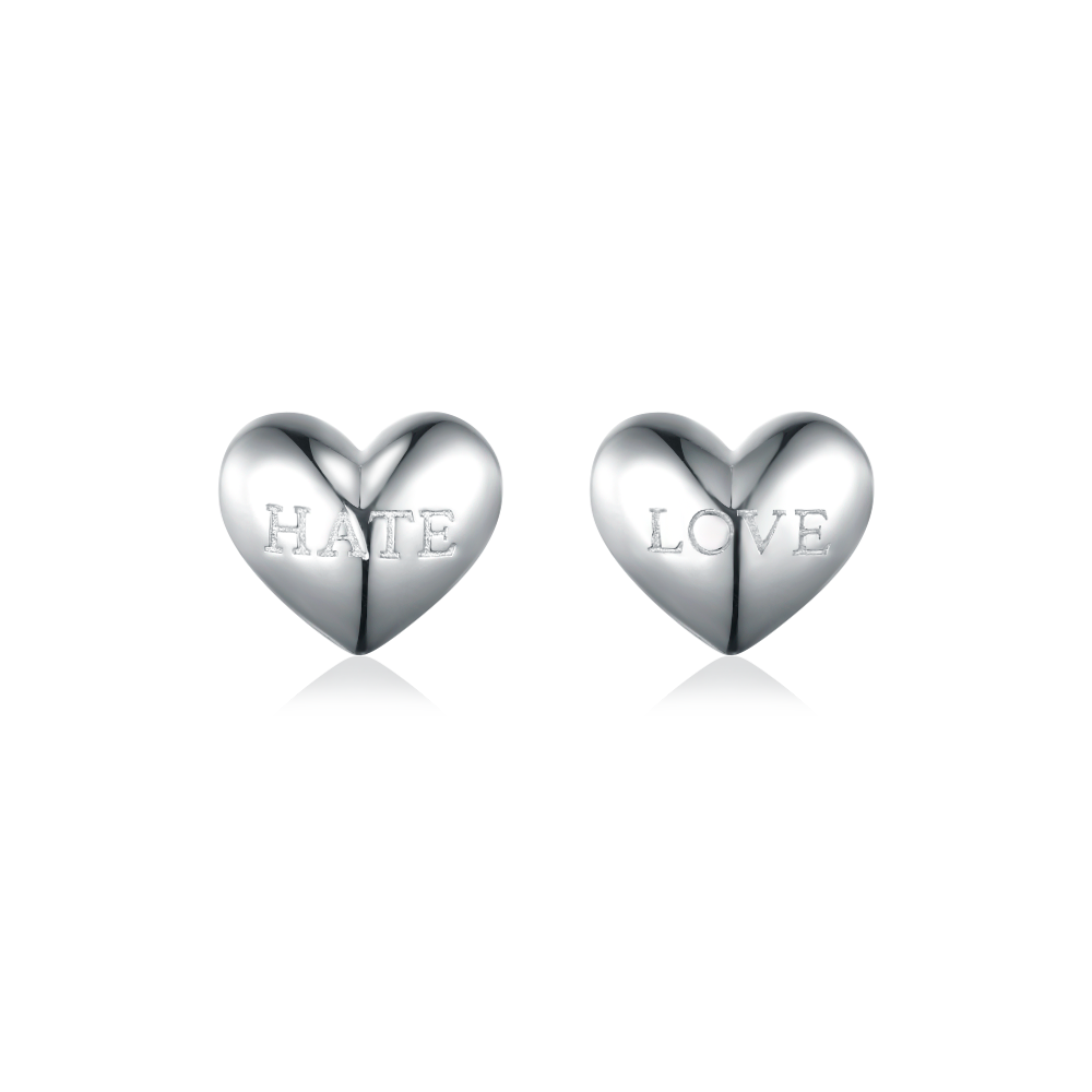 Earrings Love and Hate