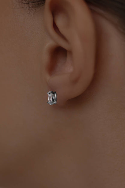 Earstuds with Oval cut high-grade cubic zirconia