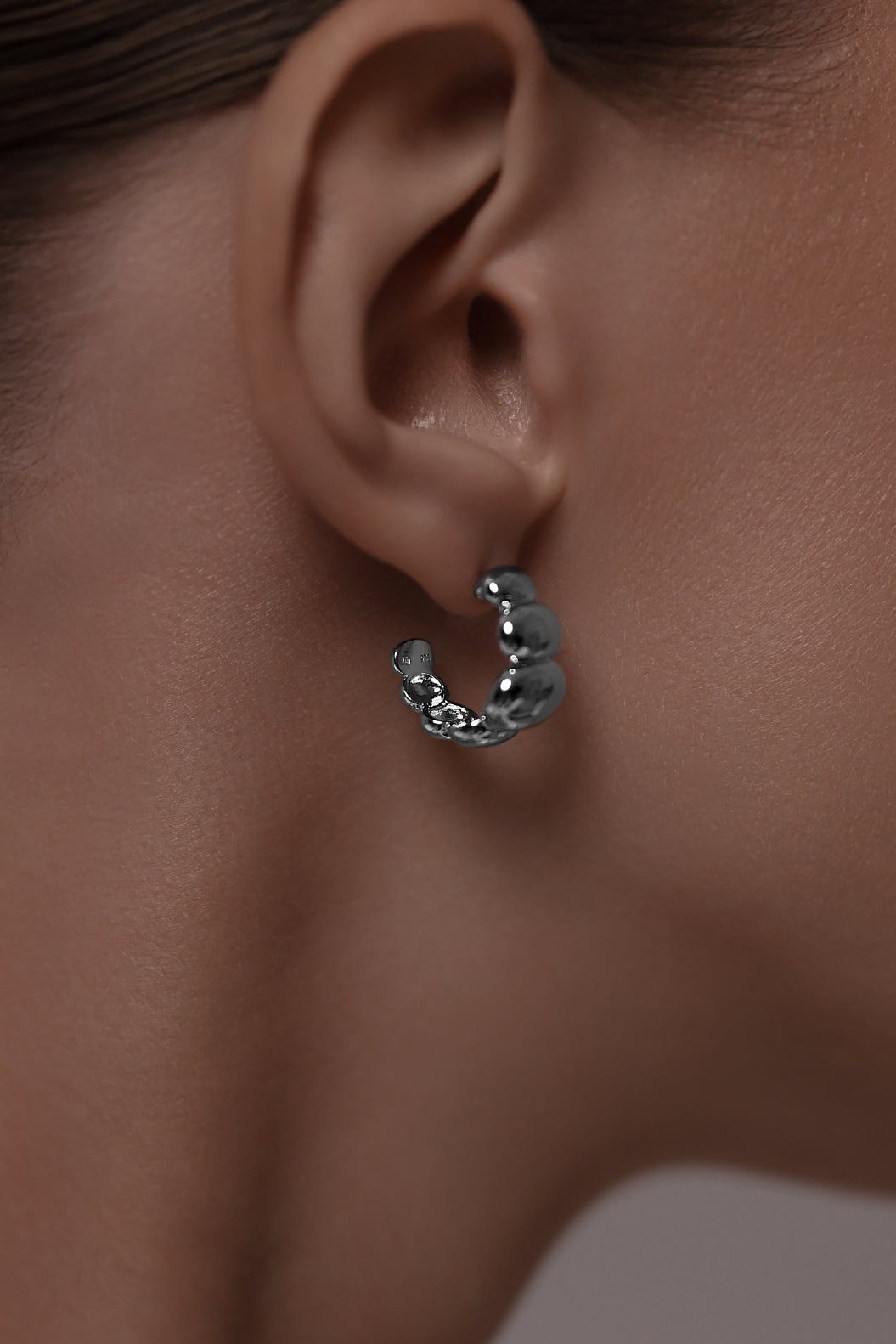 Earrings Bubble ovals