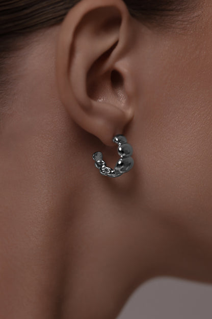 Earrings Bubble ovals