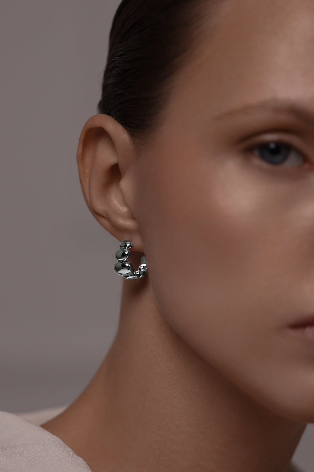 Earrings Bubble ovals