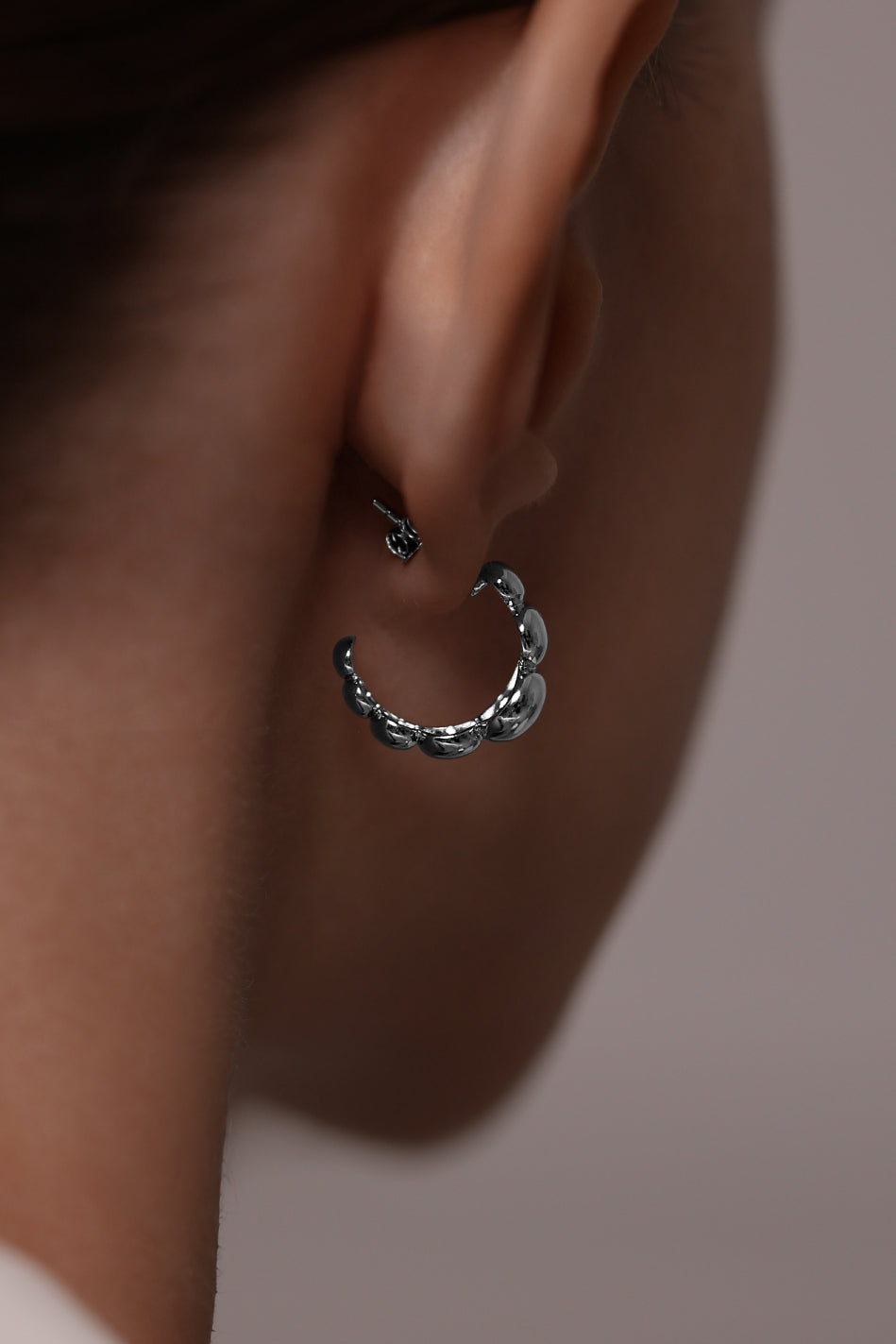 Earrings Bubble ovals