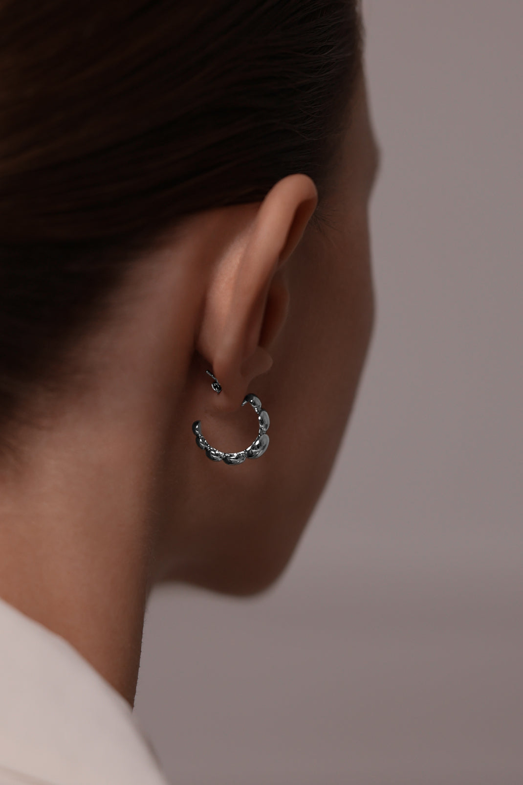 Earrings Bubble ovals