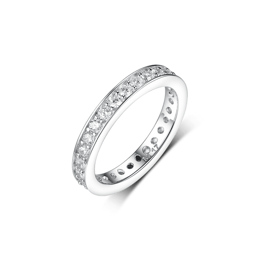 Ring with large cubic zirconia V2