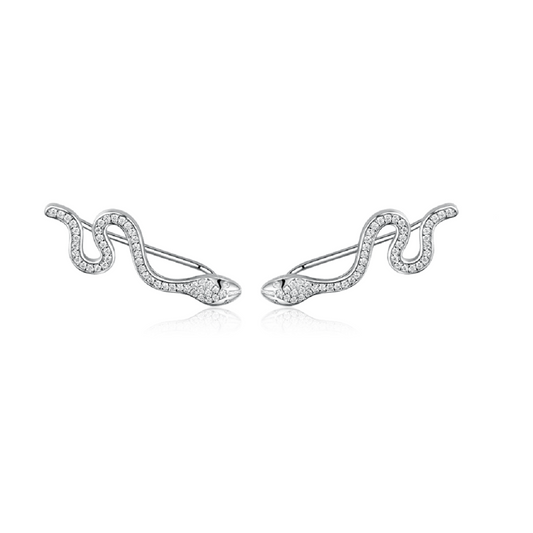 Snake cuffs with stones
