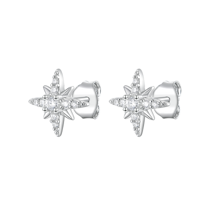 Polar Star Stud Earrings