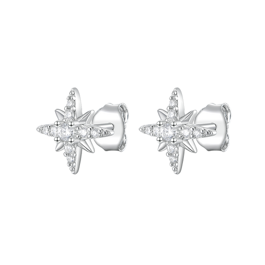 Polar Star Stud Earrings