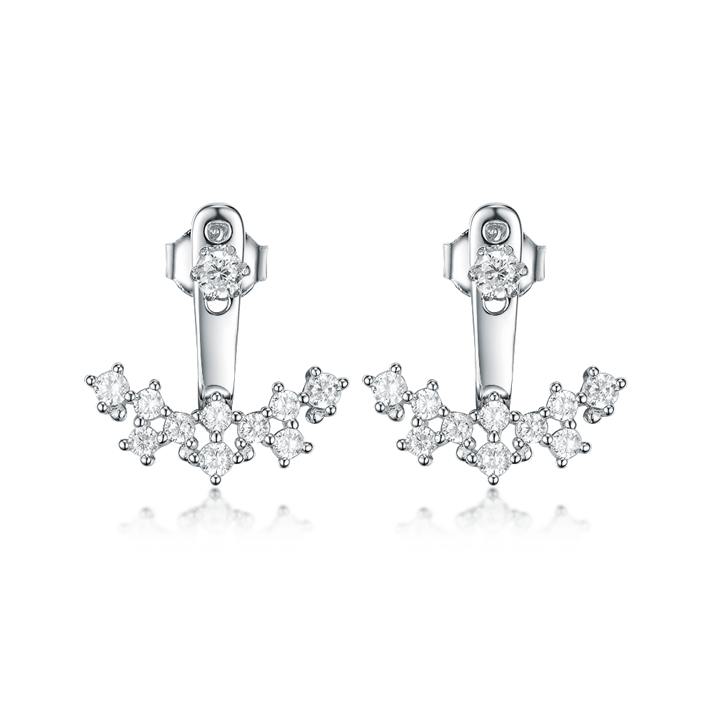 Earrings-jackets Veil