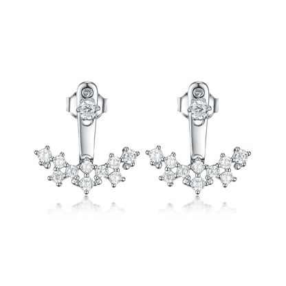 Earrings-jackets Veil