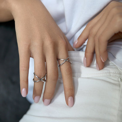 Ring X at the base of the finger