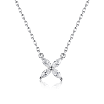 Necklace Clover with marquises
