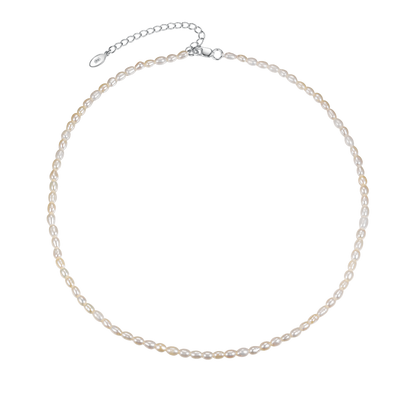 Pearl choker necklace