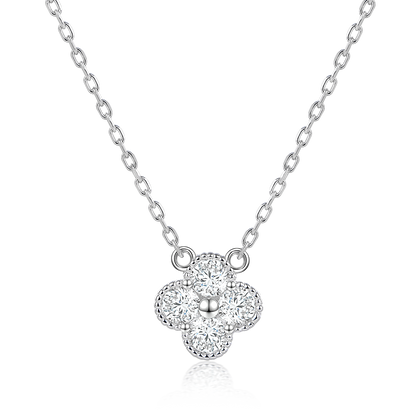 Necklace Clover with stones