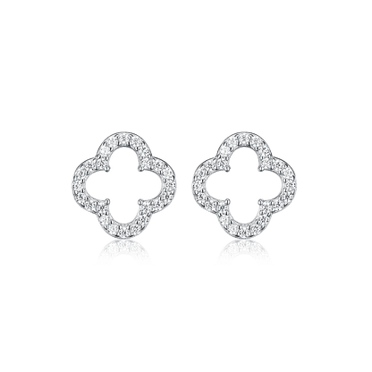 Stud Earrings Clover