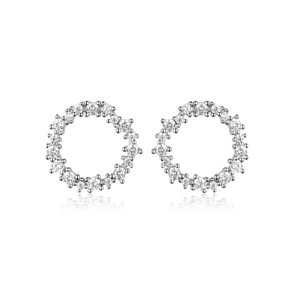 Stud earrings Circles 15 mm