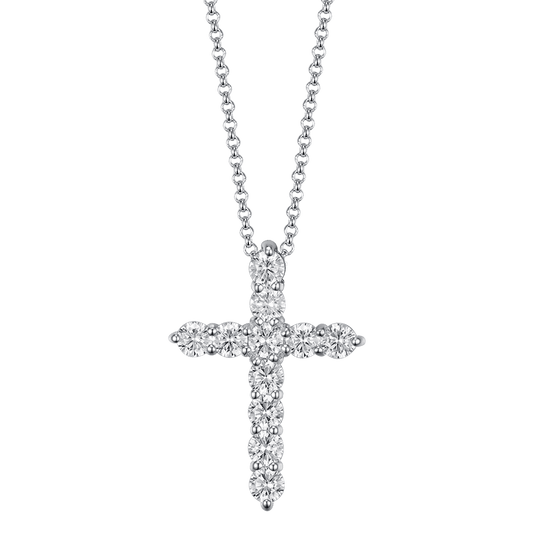 Necklace with a large cross