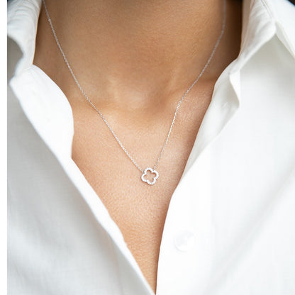Necklace Clover 40 cm