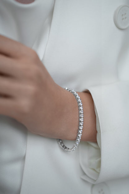 Tennis bracelet with stones 4 mm