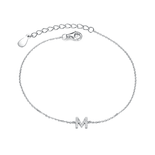 Bracelet with letter M