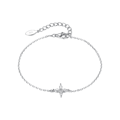 Bracelet Clover with marquises