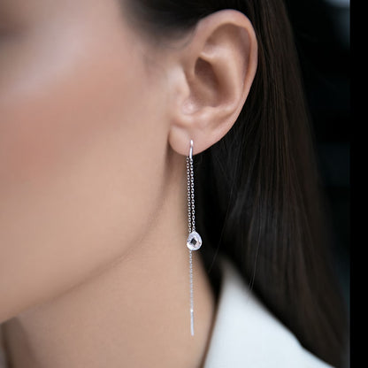 Earrings Tears with a holder