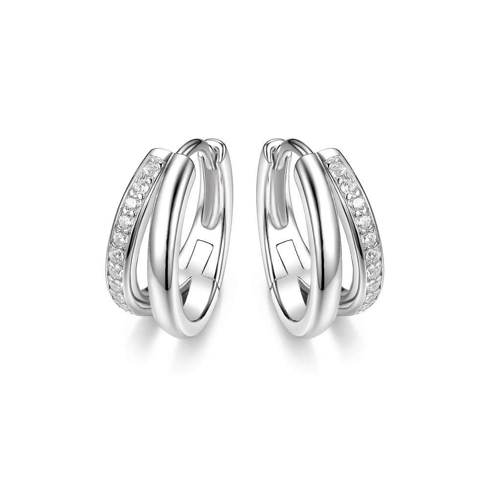 Earrings Duo with stones