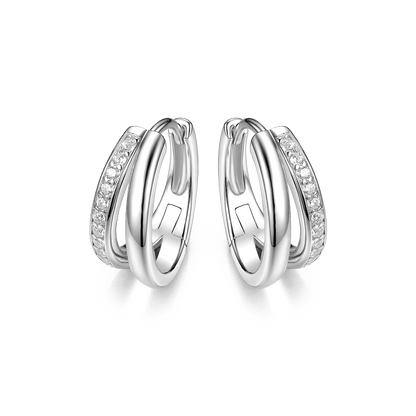 Earrings Duo with stones