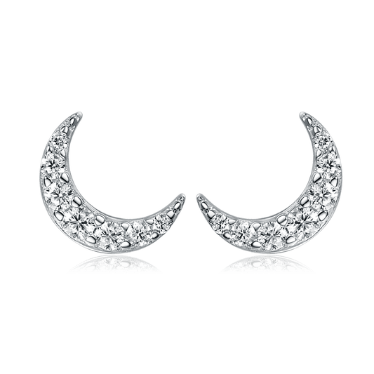 Stud earrings Crescent moon