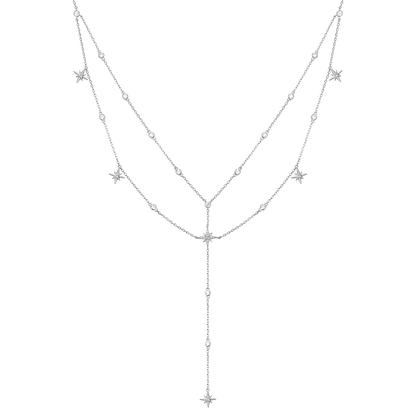 Double Tie Necklace Polar Star