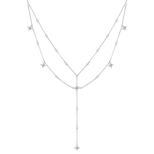 Double Tie Necklace Polar Star
