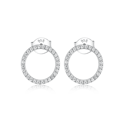 Stud Earrings Circles 11mm