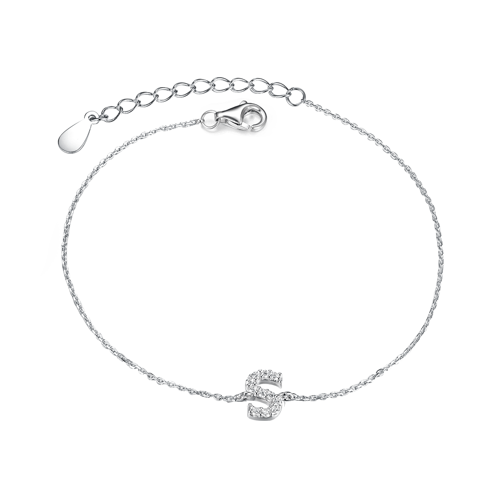 Bracelet with letter S